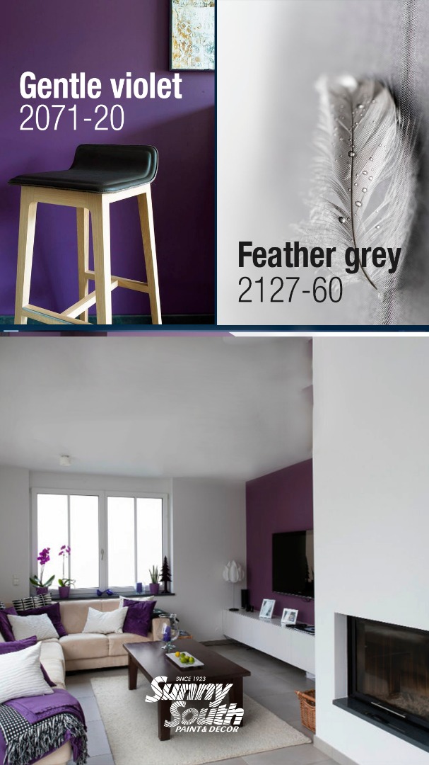 Feather Grey - Gentle Violet