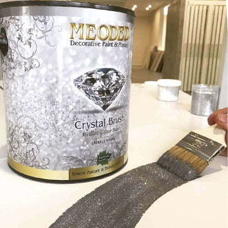 Meoded Decorative Paint Crystal Brush